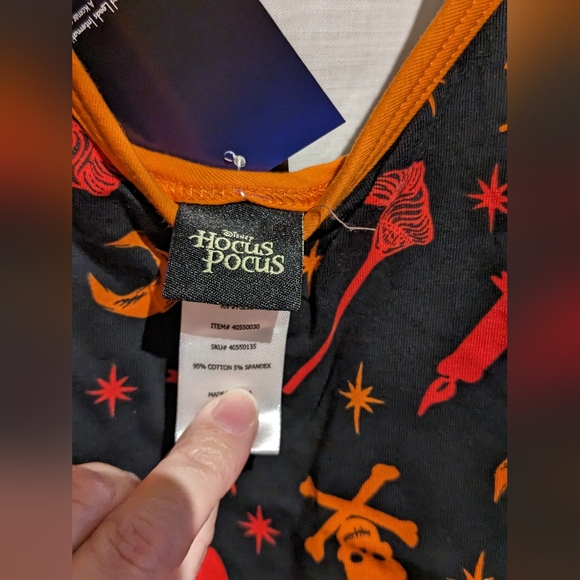 Disney Hocus Pocus Cotton Scoop Neck Bralette. Torrid size 1. NWT - Picture 3 of 8